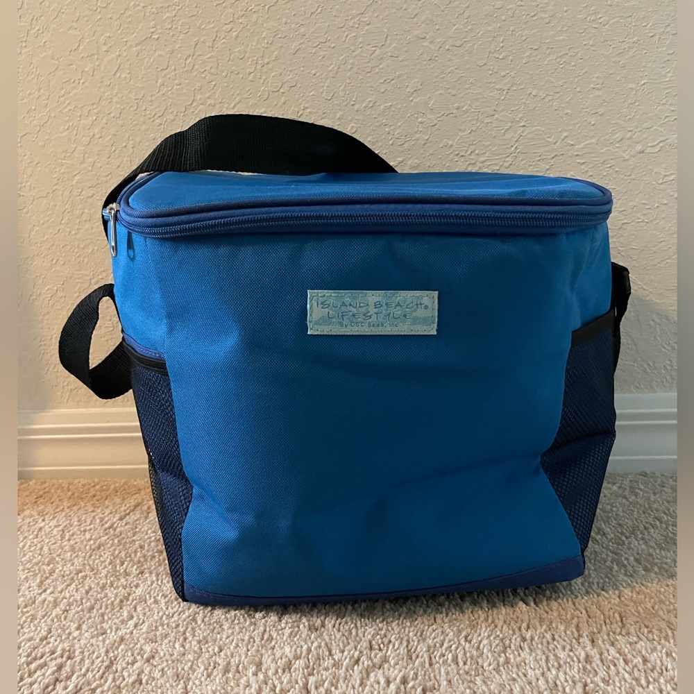 Blue Cooler Bag - Island Beach Lifestyle